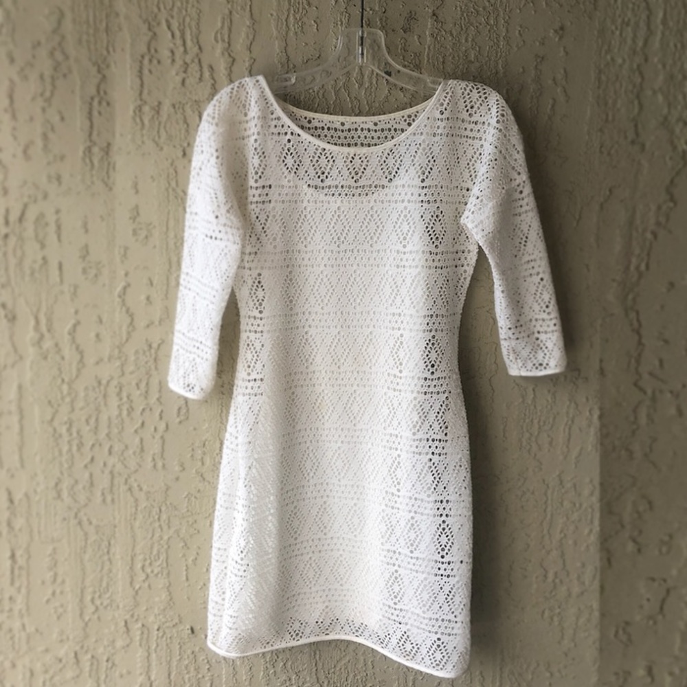 Express White Lace Dress